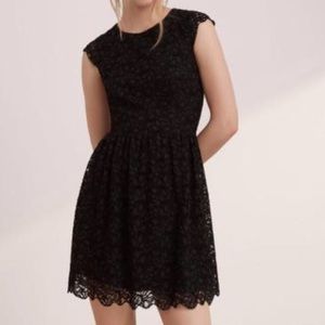 Aritzia Talula Belgravia Black lace dress
